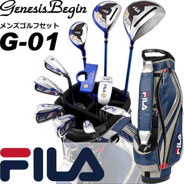 FILA GOLF フィラゴルフ メンズ 14点ゴルフクラブセット FL-G01-TF ...