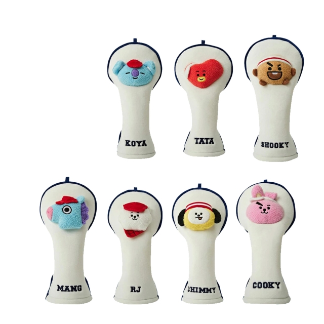 BT21 ヘッドカバー　FW  UT ゴルフ　TATA チミー